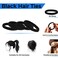 Hair Ties -150 Seamless Cotton Hair Bands pcs for Women and Girls, Elastic Soft Ponytail Holders, No Damage Stretchy Hair Tie for Thick Heavy Curly Hair 150pcs (Black)