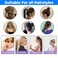Hair Ties -150 Seamless Cotton Hair Bands pcs for Women and Girls, Elastic Soft Ponytail Holders, No Damage Stretchy Hair Tie for Thick Heavy Curly Hair 150pcs (Black)