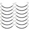 24 Pieces Ponytails Hooks Elastic Band Hair Clips Rubber Bands Holder Hair Styling for Women Girls Black