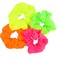 Framendino, 8 Pack Elastic Scrunchies for Hair 80s, Ponytail Ties Bands for Party Outfit Chiffon Workout Accessories in Orange, Hot Pink, Yellow, Green