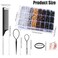 2200 Pcs Elastic Hair Ties, 6 Natural Colors Mini Rubber Bands with Hair Tail Tools and Comb, Hair Accessories for Women, Girls, Toddlers, Babies