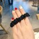 12Pcs Satin Hair Scrunchies, Black Scrunchies Hair Ties Elastic Hair Bands Ponytail Holder Hair Accessories Teen Girl Gifts Trendy Stuff