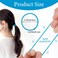 200 Pcs Colorful Ponytail Holders - Hair Ties 2mm in 20 Colors, Elastic Bands for Women, Girls, Medium to Thick and Curly Hair