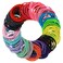 200 Pcs Colorful Ponytail Holders - Hair Ties 2mm in 20 Colors, Elastic Bands for Women, Girls, Medium to Thick and Curly Hair