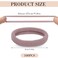 100PCS 5 Colors Hair Ties, Seamless Hair Ties Ponytail Holders Elastics Hair Accessories for Women Girls