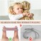 100PCS 5 Colors Hair Ties, Seamless Hair Ties Ponytail Holders Elastics Hair Accessories for Women Girls