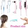 Colorful Mini Rubber Bands with Topsy Tail Styling Tools - Elastic Hair Ties, Hair Cutter, and Hair Accessories for Baby Girls and Women