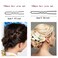 200Pcs 2.4 &amp; 2 Inchs U Shaped Hair Pins Bun Hair Pins Bun Bobby Pins With Storage Box for Women Girls and Hairdressing Salon (Black)