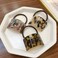 3 Pcs Tortoise Shell Hair Ties Acetate Rectangle Hair Ropes Elastic Hair Bands Ponytail Holder Hair Accessories for Women and Girls