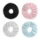 4 Pcs Hair Drying Towel Scrunchies Microfiber Hair Ties Soft Hair Scrunchies Fuzzy Scrunchy Hair Ropes Ponytail Holder Hair Accessories for Women and Girls