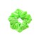Neon Green Hair Scrunchies Elastic Hair Bands Solid Colors Hair Ties Ponytail Holder Ropes for Women Hair Accessories (5 Pack)