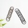 200 Pieces No Crease Elastic Hair Ties,2.5 cm in Diameter Small Hair Elastics,Baby hair Ponytail Holders for Women,Girls and Kids(2 mm x 2.5 cm, Brown)