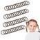 200 Pieces No Crease Elastic Hair Ties,2.5 cm in Diameter Small Hair Elastics,Baby hair Ponytail Holders for Women,Girls and Kids(2 mm x 2.5 cm, Brown)