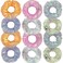 12 Pcs LED Scrunchies 3 Light Modes Elastic Glow Hair Ties Suitable for Neon Parties Light up Hair Scrunchies for Women