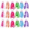 Sucrain 18 PCS Girls Hair Ribbons Ties Colorful Elastic Curly Boutique Hair Band Toddlers Girls Kids Children Ponytail Holders