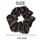 Sufermoe 6 Pcs Satin Silk Hair Scrunchies, Hair Accessories, Soft Hair Ties for Women and Girls, 4.5 Inch, Black