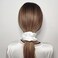 12 Pcs Satin Silk Scrunchies Soft Ties Fashion Bands Hair Bow Ropes Elastic Bracelet Ponytail Holders Accessories for Women and Girls (4.5 Inch, Pure White)