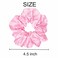 Sufermoe 6 Pcs 4.5 Inch Satin Silk Hair Scrunchies, Light Pink Elastic Hair Ties for Women and Girls, Hair Accessories for Different Hairstyles and Occasions