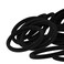 2 Inch in Diameter Large Thick Hair Ties No Damage, 60PCS Black Elastic Hair Ties for Women, Cotton Seamless Ponytail Holders, Soft Rubber Bands for Hair,