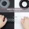 TailaiMei 30 Pcs Spiral Hair Ties, No Crease Coil Hair Ties, Phone Cord Hair Ties for Thick Hair - Women Ponytail Holder Elastics(Black&amp;Transparent)
