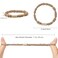 20 Pcs Boho Hair Ties for Women, Elastic No Damage Bands for Thin and Thick Hair, Cute Ponytail Holders for Girls, Braided Tie Bracelets for Long Curly Hair