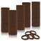 C&Eacute;LLOT 100PCS Hair Ties for Women,No Crease Elastic Hair Ties,4cm in Diameter Seamless Nylon Hair Bands Normal Ponytail Holders Hair Ties for Girls Toddlers Kids and Children(Brown)