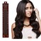 VALENTINE DAY SALE COUPON- EURONEXT Clip in hair extensions, 100% Remy human hair, 14 inches, Straight, Curly, #2 Espresso