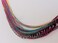 Feather Hair Extension &ndash; Yellow, Pink, Aquamarine &amp; Grizzly, Five Genuine Rooster Feathers Bonded at the Tip, Ranging from 8 to 12 Inches, One Extension