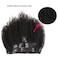 SAGA QUEEN Brazilian Afro Kinky Curly Clip In Hair Extensions 8pcs 18clips 120g/pck Brazilian Virgin Human Hair 4B 4C Afro Curly Clip Ins (1 bundle 14inch, natural black)