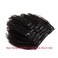 SAGA QUEEN Brazilian Afro Kinky Curly Clip In Hair Extensions 8pcs 18clips 120g/pck Brazilian Virgin Human Hair 4B 4C Afro Curly Clip Ins (1 bundle 14inch, natural black)