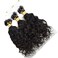 Short Loose Wave Micro Loop Ring Hair Malaysian Virgin Human Hair Micro Link Real Natural Human Hair Extensions Color Black Brown 100 strand (18inch, Natural color)