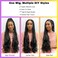18" Full 360 HD Transparent Lace Front Knotless Braided French Curl Wig with Baby Hair and curly tips - Synthetic hand-made box braids wig for black women Strawberry blond