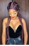 Wine Red Synthetic Braided Lace Front Wig 4x Twist Braids Wig with Baby Hair Heat Resistant Fiber Wig for Cosplay Party 30inch&hellip;
