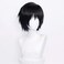Fushiguro Toji Black Straight Anime Comic Exhibition Cosplay COS Wigs Hair Ends Upturned