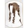 Aerith Gainsborough Long Braids Synthetic Hair Brown Anime Halloween Carnival Comic Exhibition Cosplay Hair Natural COS Ombre Wigs with Bangs