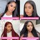 Straight Bundles Human Hair 12 12 12 Inch 100% Unprocessed Brazilian Virgin Hair Weave Bundles Human Hair for Women Remy Trippy Human Hair Bundles Natural Black Raw Weft Hair Extensions