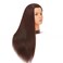 26-28'' Mannequin Head Yaki Synthetic Fiber Hair Styling Training Head Dolls for Cosmetology Manikin Maniquins Practice Head with Stand (9926LB0420)
