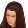 26-28'' Mannequin Head Yaki Synthetic Fiber Hair Styling Training Head Dolls for Cosmetology Manikin Maniquins Practice Head with Stand (9926LB0420)