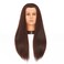 26-28'' Mannequin Head Yaki Synthetic Fiber Hair Styling Training Head Dolls for Cosmetology Manikin Maniquins Practice Head with Stand (9926LB0420)