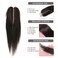 SingleBestHair Lace Closure Human Hair Silky Straight 2x6 Deep Part Closure with Baby Hair 100% Unprocessed Brazilian Virign Remy Hair Natural Color 12inch