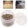 1000pcs Silicone Lined Micro Rings Hair Extension Links Beads Hair Extension Tool (3mm x 2mm)(Light Brown)