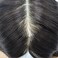 Toupee for Men Hair System Replacement Monofilament Mens Toupee Hairpiece Durable Poly Coated NPU Around Wig for Men Human Hair Piece Unit 120% Density 7"X10" #1B Off Black