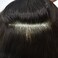 Toupee for Men Hair System Replacement Monofilament Mens Toupee Hairpiece Durable Poly Coated NPU Around Wig for Men Human Hair Piece Unit 120% Density 7"X10" #1B Off Black