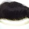 Toupee for Men Welded Mono Lace Front Natural Hairline Black Human Hair Replacement System Fine Mono Poly Mens Wigs Hairpieces (8"6", 1B# Off/Natural Black - 120% Light to Medium Density)