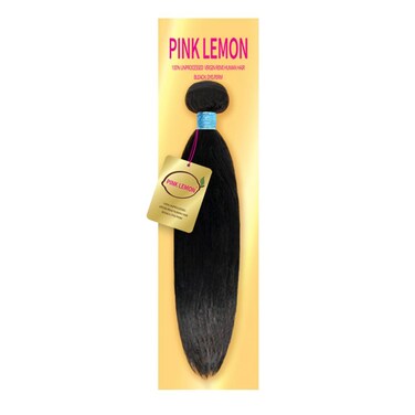 Pink Lemon Virgin Human Hair Weave Straight (10"-24") (NATURAL, 26 Inch)