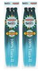 RastAfri Amazon 3X Braid 54" Pre-stretched [2 PACK] (BT1B/AQUA)
