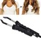 Hair Extension Connector Iron, Adjustable Temperature Hair ConnectorProfessional Hair Extensions Tool for Home and Salon Use Black US Plug 110V