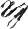 Hair Extension Connector Iron, Adjustable Temperature Hair ConnectorProfessional Hair Extensions Tool for Home and Salon Use Black US Plug 110V