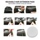 50pcs Single Hole Round Spacer Template, Heat Shield Guards for Hair Extension Bonding, Guards Hair Extension Tool, for Salon Hair Extension Bonding and Cross Hair Seamle