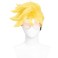 Yellow black patchwork wig short hair yellow bangs cos anime show simulation wig 11inch (Vash the Stampede)